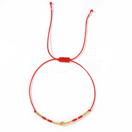 Glass Seed Bead Braided Bracelets for Women AW0420-2-1