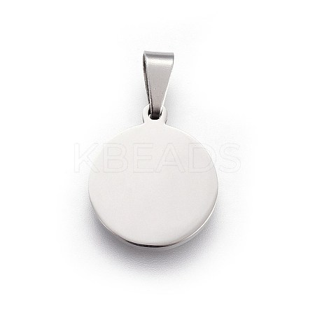 Tarnish Resistant 304 Stainless Steel Stamping Blank Tag Pendants LS-STAS-L220-03A-1