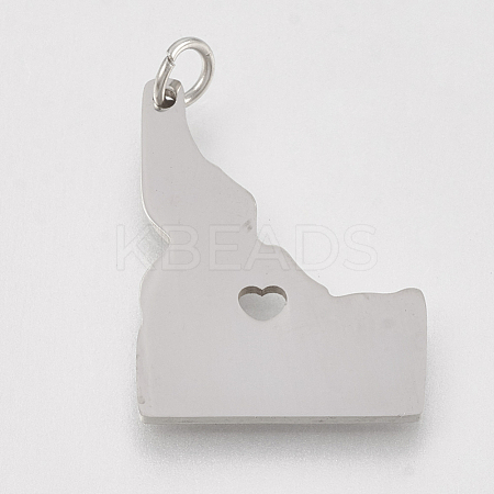 Tarnish Resistant 201 Stainless Steel Pendants STAS-T038-88-1