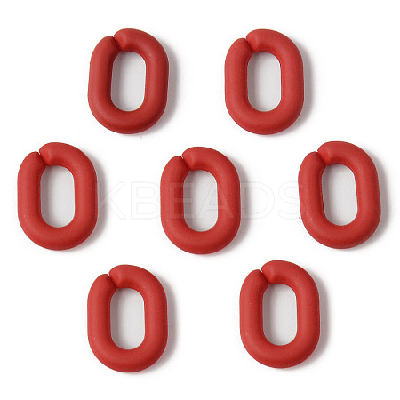 Rubberized Style Acrylic Linking Rings OACR-N011-005B-1