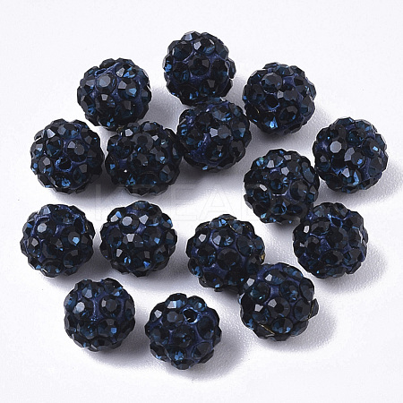 Pave Disco Ball Beads RB-T017-02-07-1