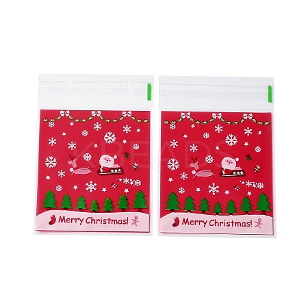 Christmas Theme Plastic Bakeware Bag OPP-Q004-03F-1