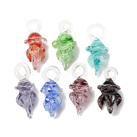Handmade Lampwork Pendants LAMP-K039-31-1