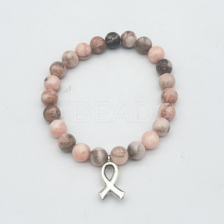 Fashion Gemstone Beads Stretch Bracelets QY2485-10-1