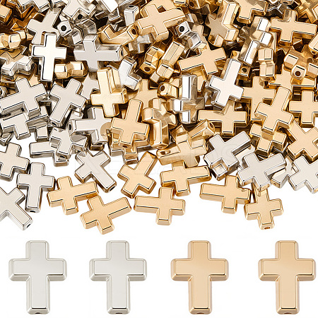 300Pcs 2 Colors CCB Plastic Beads FIND-SP0003-30-1