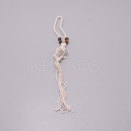 Irregular Gemstone Hanging Pendant Decoration HJEW-TAC0001-10E-1