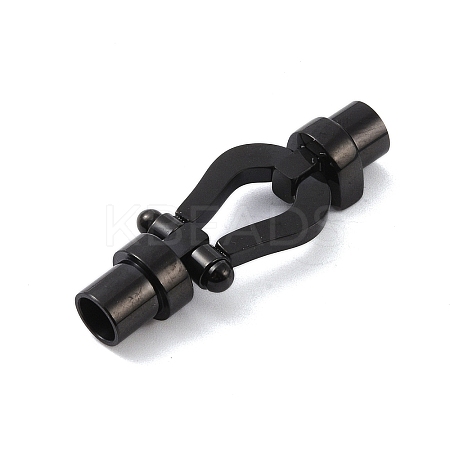 Ion Plating(IP) 304 Stainless Steel Magnetic Clasps with Glue-in Ends STAS-K282-02EB-1