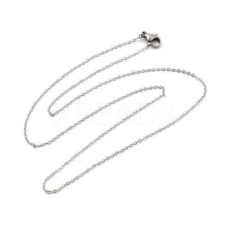 1.5MM Stainless Steel Cable Chain Necklaces NJEW-XCP0001-49-1