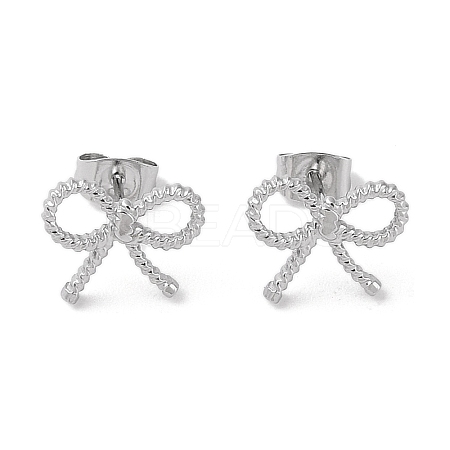 Non-Tarnish 304 Stainless Steel Stud Earrings EJEW-S227-30P-04-1