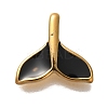 Ion Plating(IP) 304 Stainless Steel Enamel Charms STAS-P371-071G-1