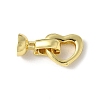 Brass Fold Over Clasps KK-M320-10G-1