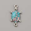 Alloy Enamel Connector Charms ENAM-TAC0018-11R-1