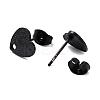 304 Stainless Steel Stud Earring Findings Ion Plating(IP) STAS-I183-02A-EB-3