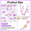 20Pcs PVC Sequin Round Beaded Curtain AJEW-CN0006-55A-2