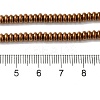 Electroplated Synthetic Non-magnetic Hematite Beads Strands G-I364-I01-02C-4