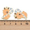 Christmas Deer Theme Alloy Enamel Pendants ENAM-D304-01C-G-3