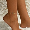Fashionable Vintage Brass Colorful Enamel Ladies Anklets ME1794-1-2