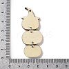 Halloween Theme Wood Big Pendants WOOD-Z004-09B-3