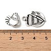 54Pcs 9 Style Thanksgiving Day Tibetan Style Alloy Pendants Sets TIBEP-FS0001-14-3