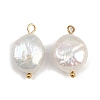 Natural Freshwater Pearl Keshi Pearl Pendants STAS-D378-08B-G-1