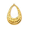 304 Stainless Steel Big Pendants STAS-OY003-37G-3