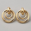 Iron Twist Knot Stud Earrings for Women EJEW-WH0004-106B-1