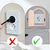 2Pcs Wooden Switch Outlet Cover AJEW-GA0008-85-4