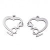 Non-Tarnish Valentine's Day 201 Stainless Steel Pendants STAS-S081-076-2