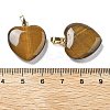 Natural Tiger Eye Pendants G-G956-B01-G-3