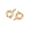 304 Stainless Steel Spring Gate Rings X-STAS-P437-11G-2
