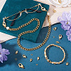 16Pcs 8 Styles Brass Lobster Claw Clasps KK-TA0003-04-8