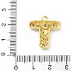 Brass Micro Pave Clear Cubic Zirconia Pendants KK-I476-02G-T-3