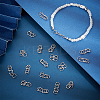 50Pcs 304 Stainless Steel S-Hook Clasps FIND-UN00008-2