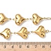 Ocean 304 Stainless Steel Link Chain Necklaces for Women LS-NJEW-A060-01E-G-3
