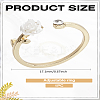 1Pc Alloy Cuff Rings RJEW-LP0002-15G-2