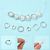 80Pcs 8 Styles Alloy Bead Frame FIND-SP0004-13-3