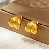 Stylish 304 Stainless Steel Heart Stud Earrings for Women Daily Wear PG7148-1