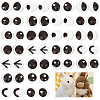 96Pcs 24 Style Glass Doll Craft Eyes Cabochons DIY-OC0011-83C-1