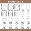 10Sets 10 Styles Plastic Molds DIY-UN0007-34-3