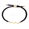 1Pc Adjustable Nylon Cord Slider Bracelets for Women BJEW-LP0001-32X-01-1