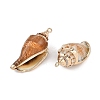Natural Shell Pendants SHEL-K009-01C-2