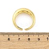 Brass Micro Pave Clear Cubic Zirconia Cuff Rings for Women RJEW-H248-01G-01-5