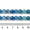Dyed & Heated Natural Dragon Veins Agate Beads Strands G-P539-A01-03-5