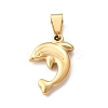 Ion Plating(IP) 304 Stainless Steel Pendants STAS-F288-03G-1