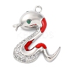 Brass Micro Pave Cubic Zirconia Pendants KK-A240-24P-1