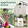 1 Set Felt Heat Tranfer Printing Scented Pieces Set DIY-SP0002-30-5