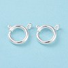 Eco-friendly Brass Spring Ring Clasps KK-D082-01A-S-2