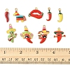 30Pcs 9 Styles Alloy Enamel Pendants FIND-FS0004-26-5