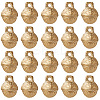 30Pcs Brass Bell Pendants KKB-CN0001-02B-C-1