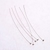 925 Sterling Silver Flat Head Pins STER-K017-40mm-S-1